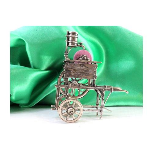 Metal Silver Sharpening Bench For Sale - Image 7 of 7