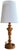 Charming Carved Wood Turned Lamp For Sale