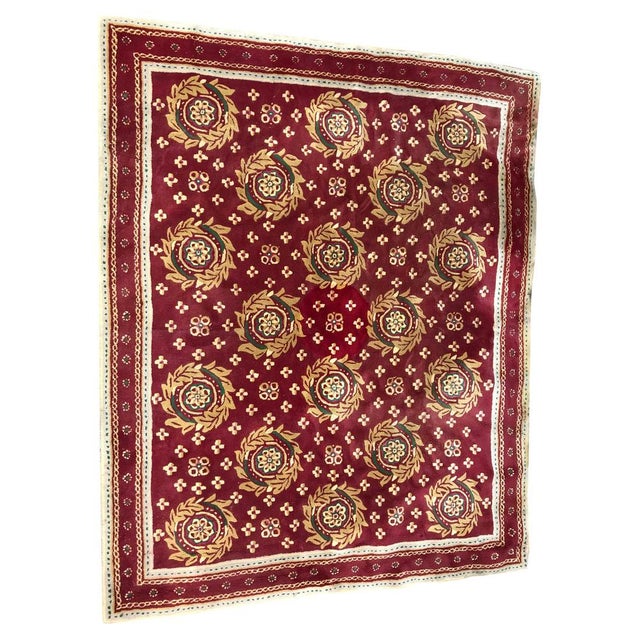 Vintage Aubusson Hand Tufted Rug, 1980s For Sale - Image 15 of 15