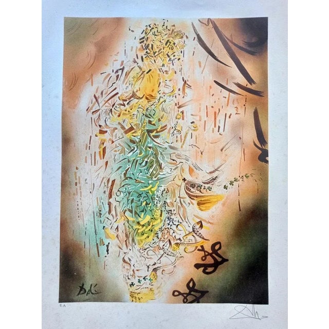 Salvador Dali, Cosmic Madonna, Original Lithograph, 1970s For Sale - Image 4 of 4