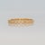 Diamond Band With Milgrain Detailing: Solid 14k Gold – Round Minimalist Jewelry, Size 6.75 For Sale In Columbus - Image 6 of 9