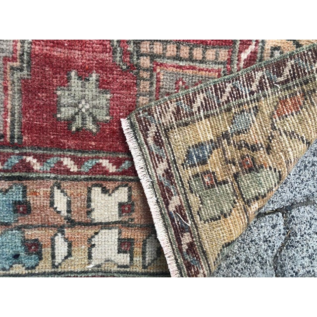 Oushak Handmade Naturel Wool and Wool Rug For Sale - Image 10 of 11