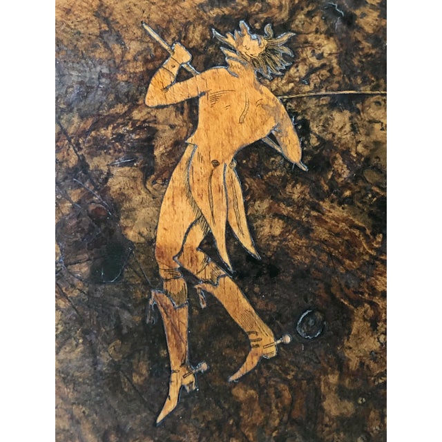 Continental Marquetry Side Table For Sale - Image 11 of 13