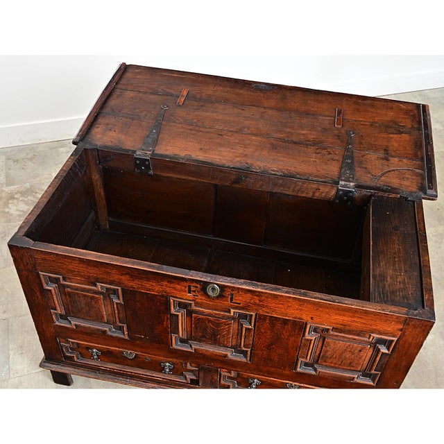 English 18th Century Oak Mule Chest For Sale - Image 9 of 13