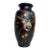1920s Black and Metallic Vase With Birds and Flowers For Sale