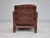 Vintage Scandinavian Lounge Chair in Leather, 1970s For Sale - Image 17 of 18