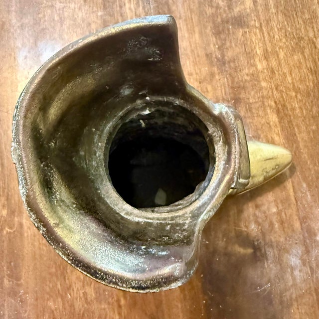 Mid 20th Century Brass Ladies High Heel Shoe For Sale - Image 4 of 9