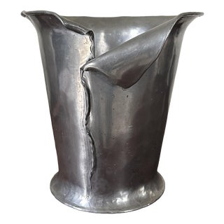Pewter Champagne Bucket Cooler by Jean Goardere, 1970s For Sale