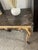 Stone Vintage French Provincial Marble Top Console Table For Sale - Image 7 of 8