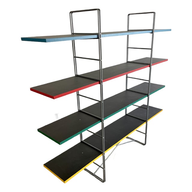 1980s Vintage Ikea Guide Shelving Unit or Bookcase by Niels Gammelgaard For Sale