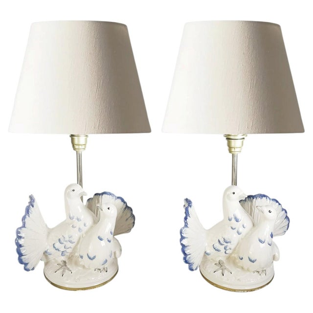 Vintage Ceramic Table Lamps, France, 1970s, Set of 2 For Sale - Image 15 of 15