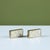 Rectangular door pulls by Eddie Egan. These pulls feature a mosaic colored tile inlay in tones of white, bone and gold...