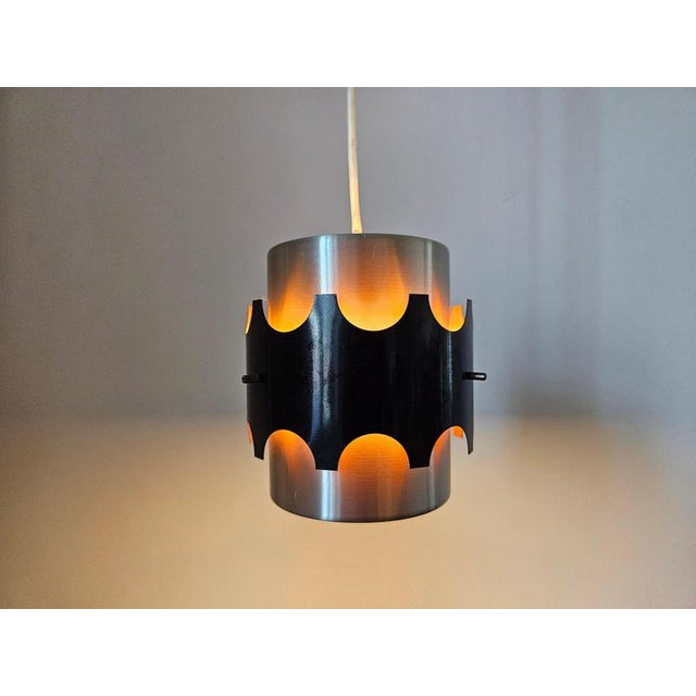 Vintage Pendant Lights in the style of Jo Hammerborg, 1970s, Set of 3 For Sale - Image 11 of 16