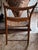 Wood Antique Primitive Bentwood Arm Ladder Back Chair With Original Woven Splint Seat For Sale - Image 7 of 10