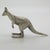 Italian Vintage Italian Handmade Genuine Silver Kangaroo Large Rare Detailed Figurine Sculpture For Sale - Image 3 of 9