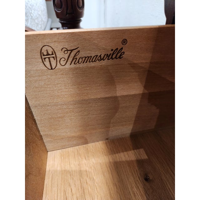 1980s Vintage Thomasville 18th Century Collection Armoire For Sale - Image 9 of 9
