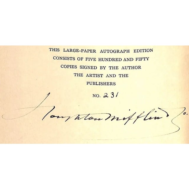 HOWELLS, William Dean [185] pp. Riverside 1907 This large-paper autographed edition consists of five hundred and fifty...