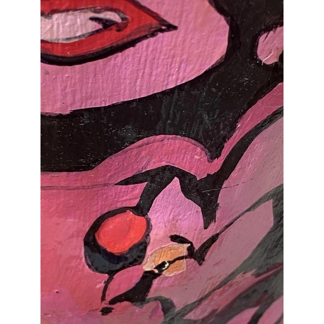 Sculpture Materials Plaster Sculpture Bust by Karen, 1980s For Sale - Image 7 of 16