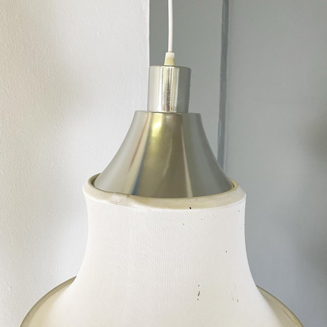 Mid-Century Italian White Falkland Pendant Lamp by Bruno Munari for Danesi, 1964 For Sale - Image 9 of 13