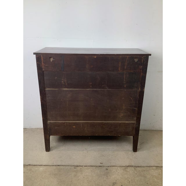 19th Century American Country Empire Four-Drawer Chest For Sale - Image 4 of 18