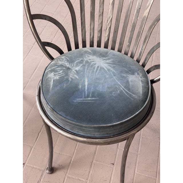 Mid Century Steel Sculptural Dining Chairs Attributed to Arthur Umanoff For Sale - Image 14 of 16