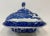 English Antique Covered Blue Willow Tureen /Serving Bowl From England - Circa 1900 For Sale - Image 3 of 13