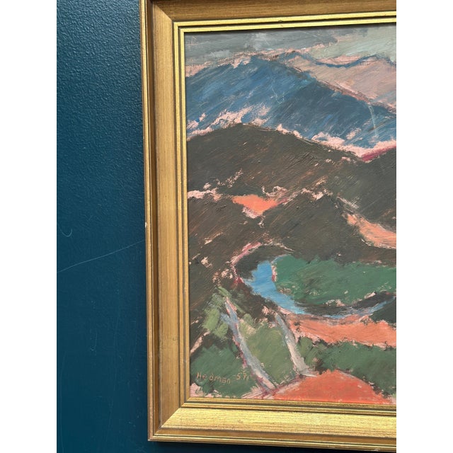 1950s John Hedman, At Vålådalen, 1957, Oil on Panel, Framed For Sale - Image 5 of 16