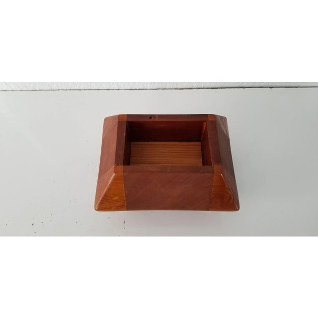 1970s Postmodern Geometric Art Decorative Wood Box For Sale - Image 5 of 10