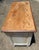 Vintage white washed pine chest with 8 drawers and natural pine top.