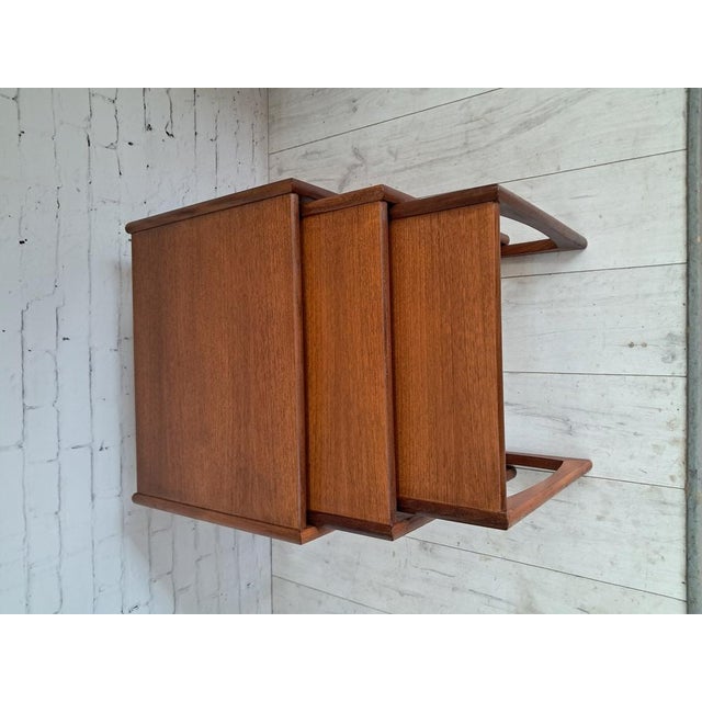Mid-Century Modern Nesting Tables in Teak from G-Plan, 1960s, Set of 3 For Sale - Image 12 of 18