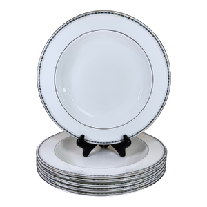 Wedgwood Guinevere Large 11" Individual Pasta Bowls - Set of 6