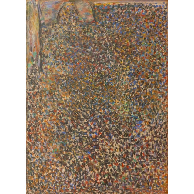 Manfred Schwartz (American, b. Poland, 1909-1970), "Falaise d'Aval", Pastel on Paper, 1960, signed lower right, titled to...