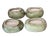 Vintage Mid-Century Modern Watermelon Ceramic Hand-Painted Trompe L’Oeil Fruit Bowls – 5-Piece For Sale - Image 10 of 11