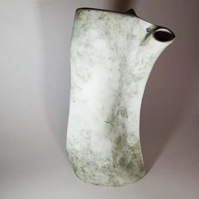 Ceramic Mid-Century Italian Ceramic Vase by F.lli Marchi For Sale - Image 7 of 9