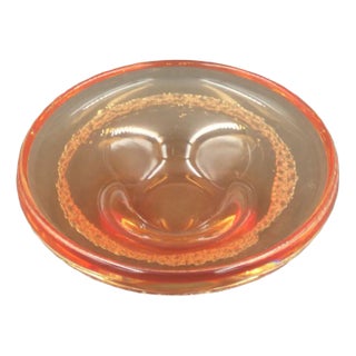 Handblown Dish by Jindra Beránek, 1970s For Sale