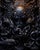 Kevin Abanto, Devourer, 2023, Oil Painting on Canvas For Sale
