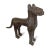 Solid bronze Benin leopard. The traditional royal leopard of Benin symbolizes the Oba's authority and high status as "King...