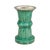 Antique Annamese Green Glazed Ceramic Pedestal with Floral Medallion For Sale - Image 4 of 12