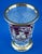 Blue Cut Crystal Goblet Vase with Glass Paste Lady attributed to Val Saint Lambert, Belgium, 19th Century For Sale - Image 8 of 18