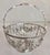 George V Sterling Silver Swing Handle Basket with Blue Glass Liner, 1912 For Sale - Image 14 of 18