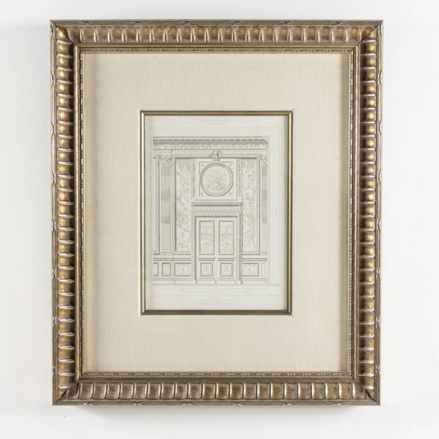 Epoque De Louis XIV Framed Architectural Print For Sale - Image 4 of 4
