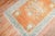 Early 20th Century Antique Zabihi Collection Oushak Orange Floral Scatter Rug - 3'7" x 4'10" For Sale - Image 5 of 8