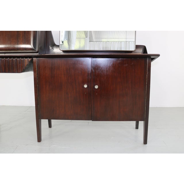 Red Permanent Cantù Furniture Dressing Table, Italy, 1950s For Sale - Image 8 of 18