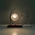 Italian Modern Geometrical Table Lamp in Crafted Glass, Metal and Wood, 1980s For Sale - Image 3 of 18