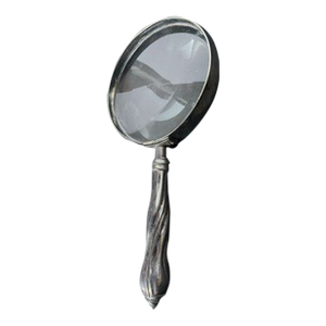 Vintage Silverplated Magnifying Glass