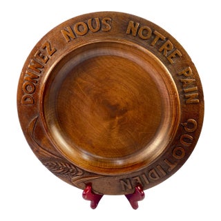 French, Vintage, Bread Board, With French Script For Sale