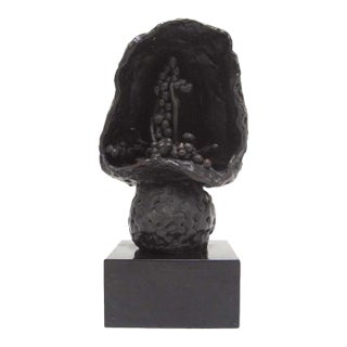 Abstract bronze sculpture by Roszi Tevan For Sale