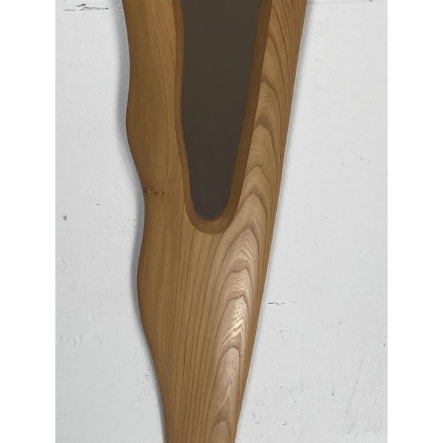 Irish Freeform Elm Mirror by Sheamus Malone, 2001 For Sale - Image 13 of 18
