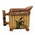 Late 19th Century Victorian Majolica Faux Bamboo Creamer Pitcher Songbird Motif Circa 1890 For Sale - Image 5 of 8