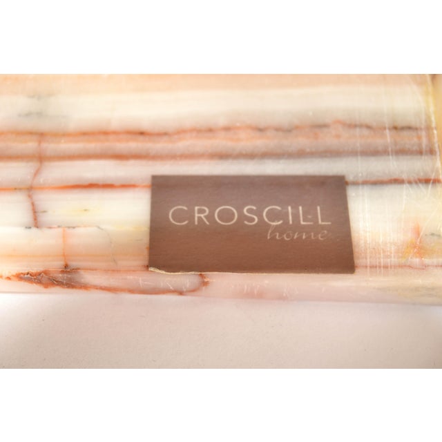 Vintage Mid-Century Modern Onyx Gemstone Tissue Box Cover Paper Boutique Box For Sale - Image 11 of 12